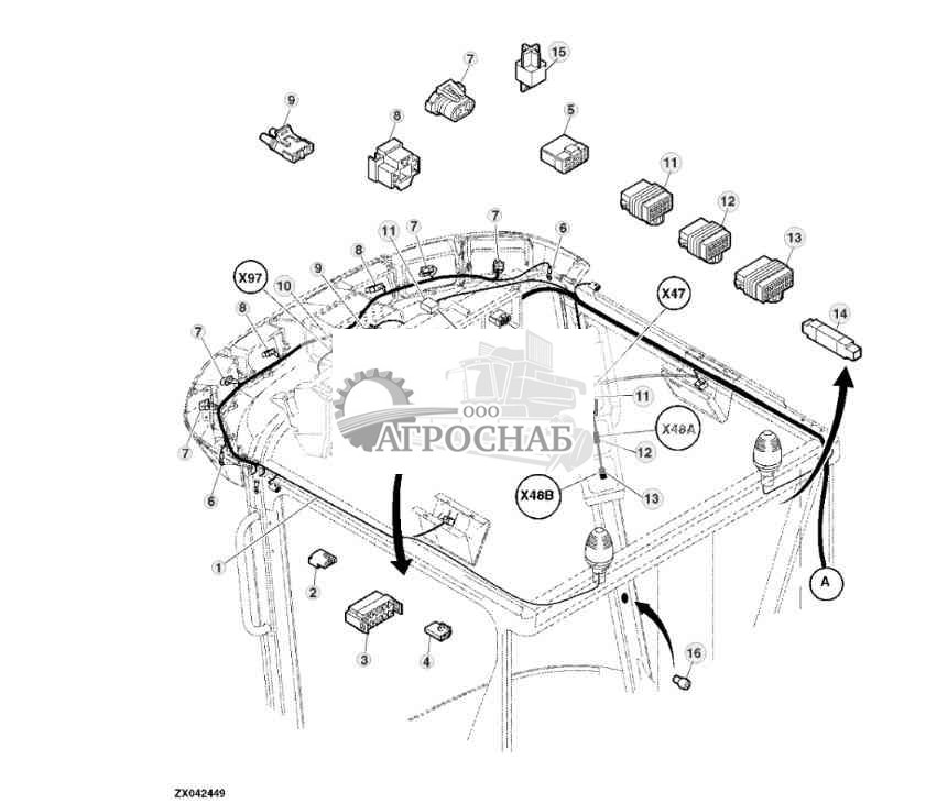 Жгут проводов кабины 